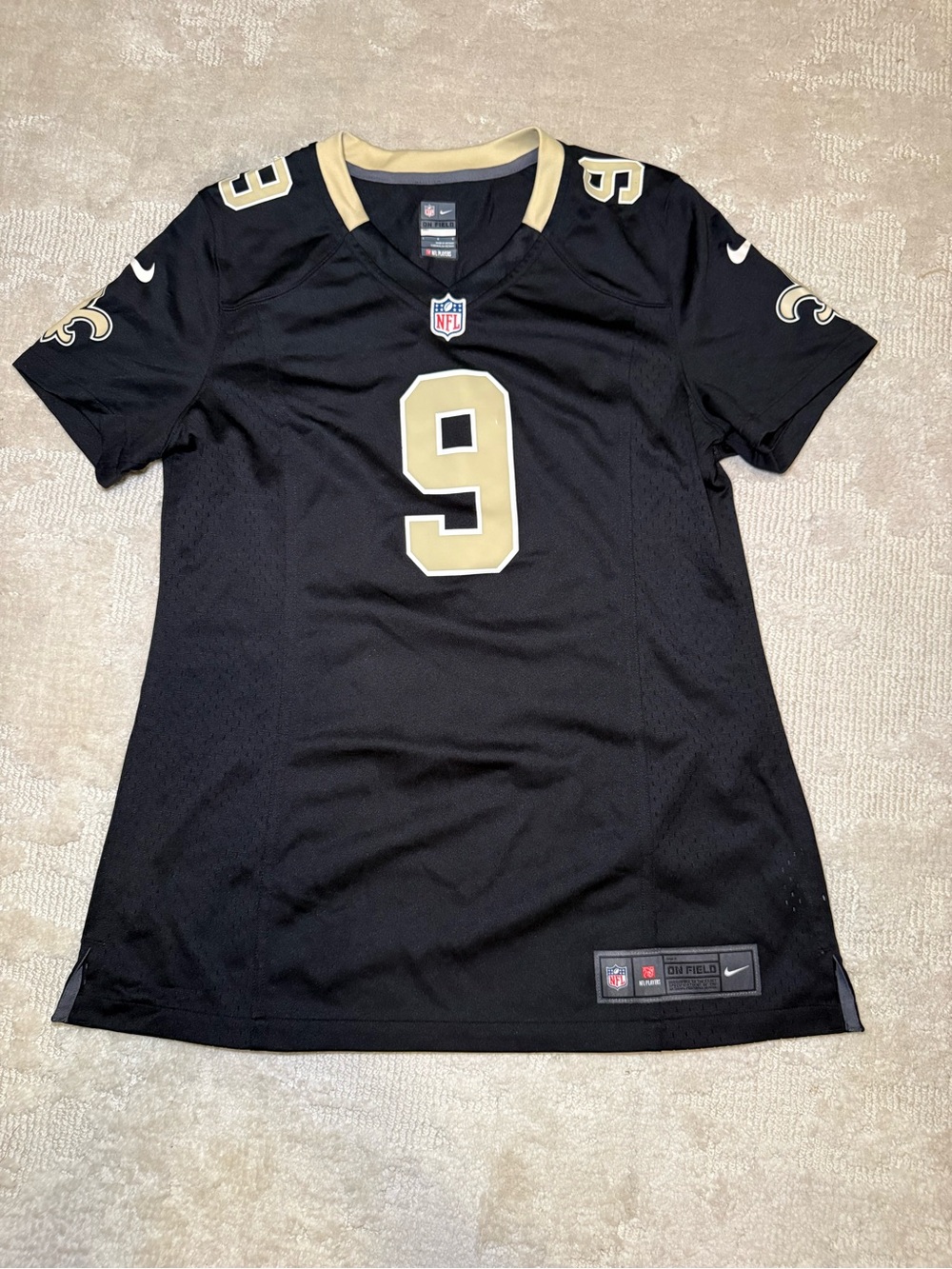Nike On Field New Orleans Saints Drew Brees Women’s Jersey L